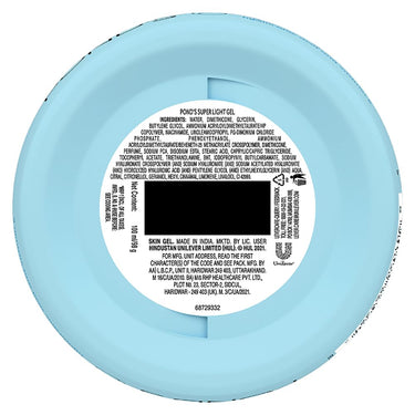 POND's Super Light Gel Oil Free Face Moisturizer 100g & POND's Super Light Gel Oil Free Face Moisturizer 49g, With Hyaluronic Acid & Pond's  Natural Glow Face Powder, Pink Glow - 30G